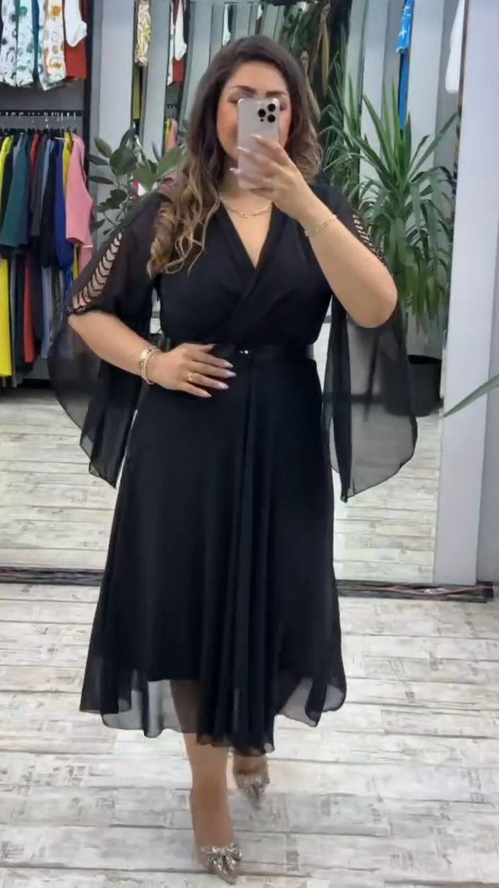 👗🌹【50% zniżki】💥【S-5XL】Nowa letnia sukienka modna, przędzona tkanina, lekka i przewiewna, klasyczny design, elegancka i prosta
