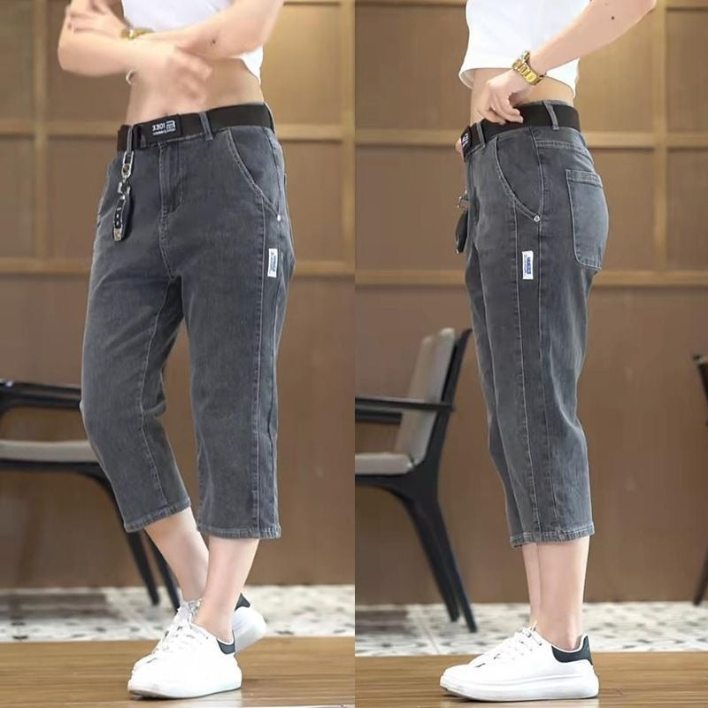 💖【S-5XL】👖👖Muške jednobojne plisirane capri hlače od pamuka i lana - hladne i prozračne, laskaju obliku noge, elegantne i ležerne