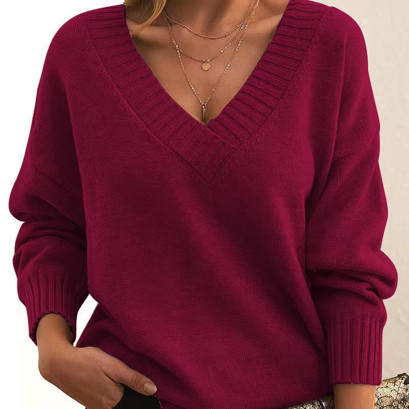 🔥42% zniżki na czas ograniczony🔥[S-3XL] Nowa kolekcja zimowa 2024, stylowy retro damski sweter V-neck, ciepły i casualowy.3836528