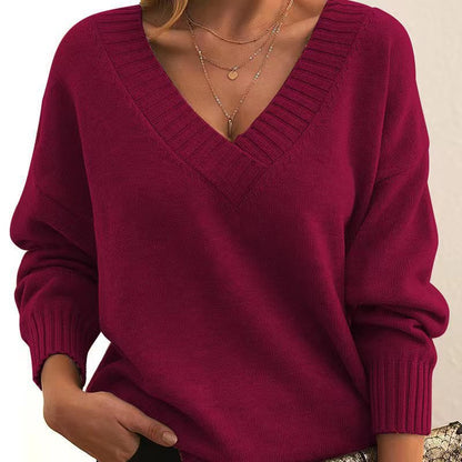 🔥42% zniżki na czas ograniczony🔥[S-3XL] Nowa kolekcja zimowa 2024, stylowy retro damski sweter V-neck, ciepły i casualowy.3836528