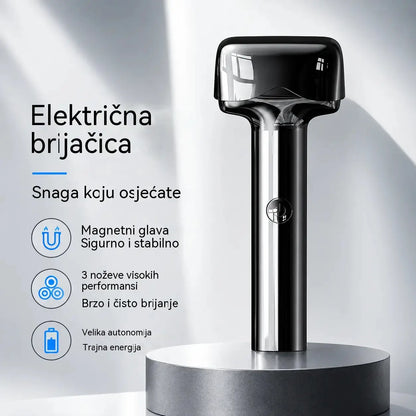 🪒 50 % popusta na ograničeno vrijeme ⚡ Muški mrežasti brijaći aparat na punjenje: glatko brijanje, prenosiv i tih 🧔