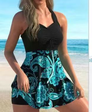 🏖️👙【Kup 1, otrzymaj 1】🌴【S-6XL】Elegancki kostium kąpielowy z nadrukiem w dużym rozmiarze