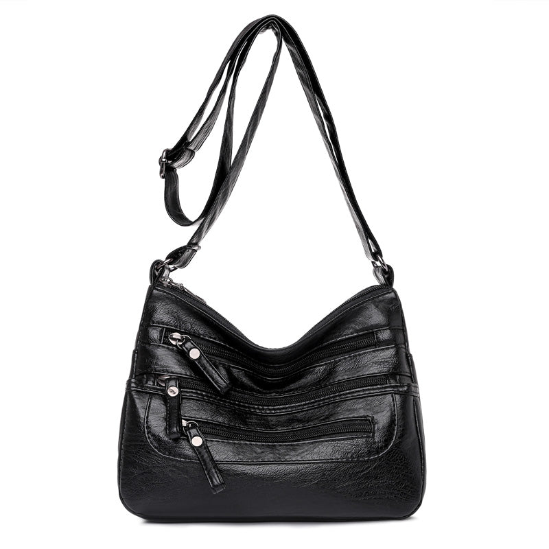 🔥【Oferta ograniczona czasowo】Stylowa torba na ramię wykonana z miękkiej skóry o dużej pojemności