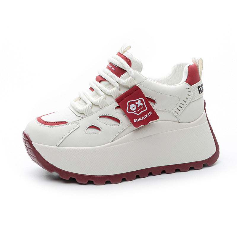 👟✨【【Gruba podeszwa 5 cm】】Casualowe sneakersy na grubej podeszwie – modne, wygodne i łatwe do stylizacji 💫