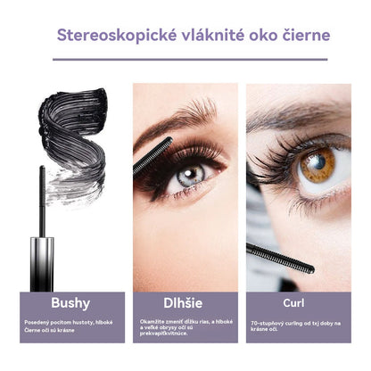 😍✨Maskara u čeličnoj tubici, uvijajuća, vodootporna, produžuje, ne razmazuje se, baza, fiksira, tanka glava četkice, ženska maskara