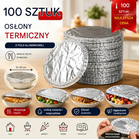 📢📢【50% RABATU】⏰【100 sztuk】Osłona termoizolacyjna z folii aluminiowej