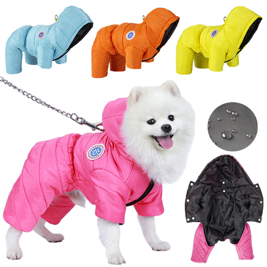 🐶【50% zniżki】Ciepła, wzmocniona, wiatro- i wodoodporna kurtka dla psa-3785585