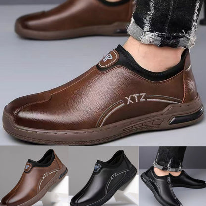 【39-44】2025 Nowe męskie buty casual na wiosnę, wykonane z miękkiej skóry