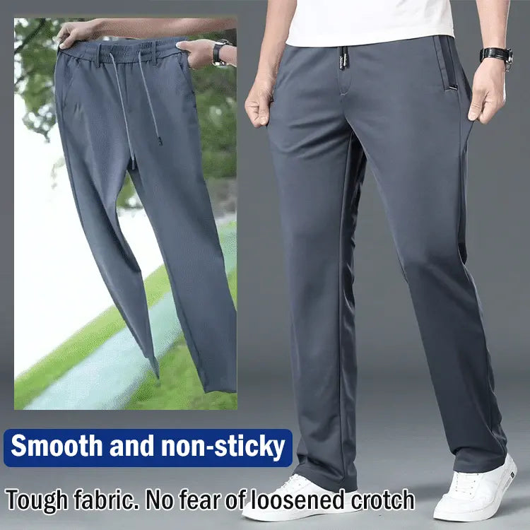🏃‍【L-5XL】Muške široke ljetne ležerne hlače s elastičnim strukom