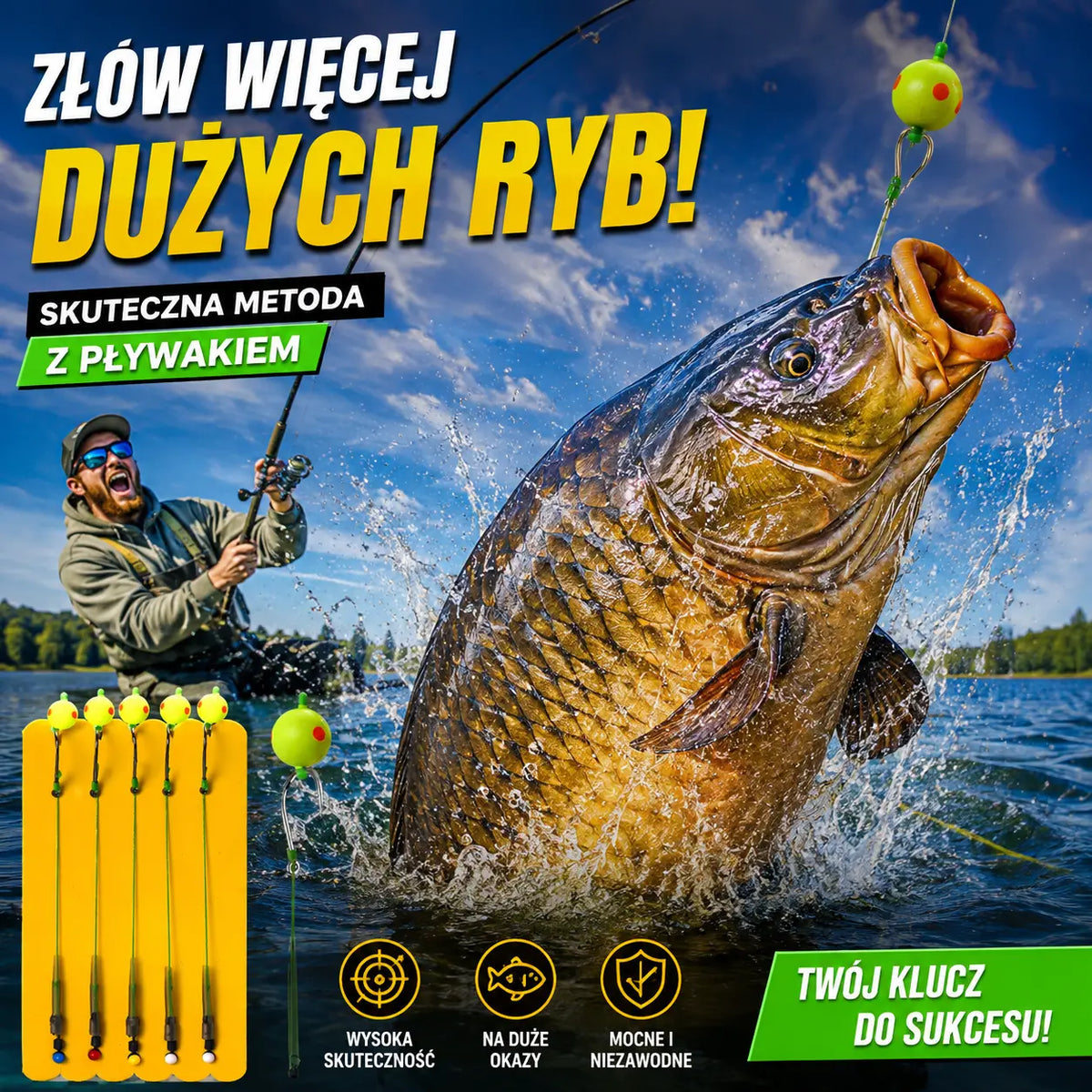 🔥【Kupite 5, dobijte 5 gratis】🔥🎣🐟 Privezak za ribolov na dnu protiv zapetljavanja (s plutajućim perlicama)