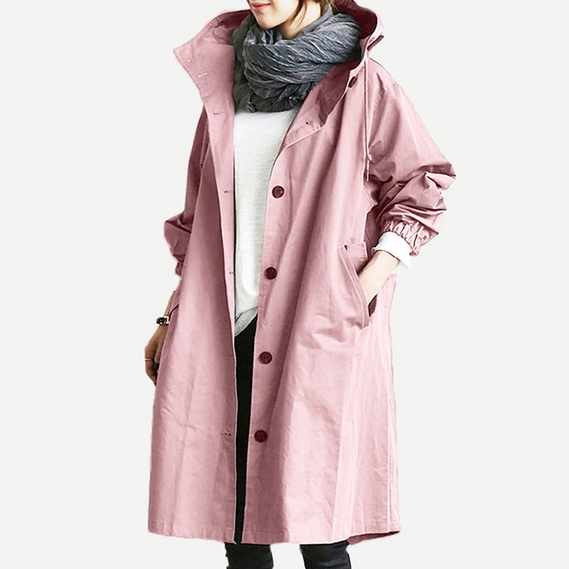 🧥 【S-5XL】 2024 nowa, jesienna, długa, swobodna wiatrówka w dużych rozmiarach, modna i elegancka-3756866