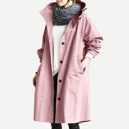 🧥 【S-5XL】 2024 nowa, jesienna, długa, swobodna wiatrówka w dużych rozmiarach, modna i elegancka-3756866