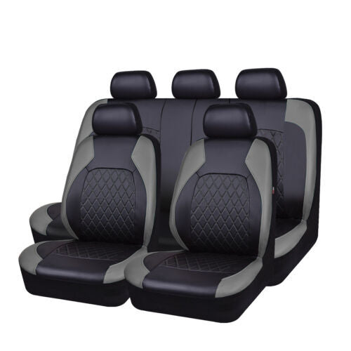 【50% zniżki】🚗🚗Uniwersalny zestaw pokrowców na siedzenia samochodowe z miękkiej skóry-3774734