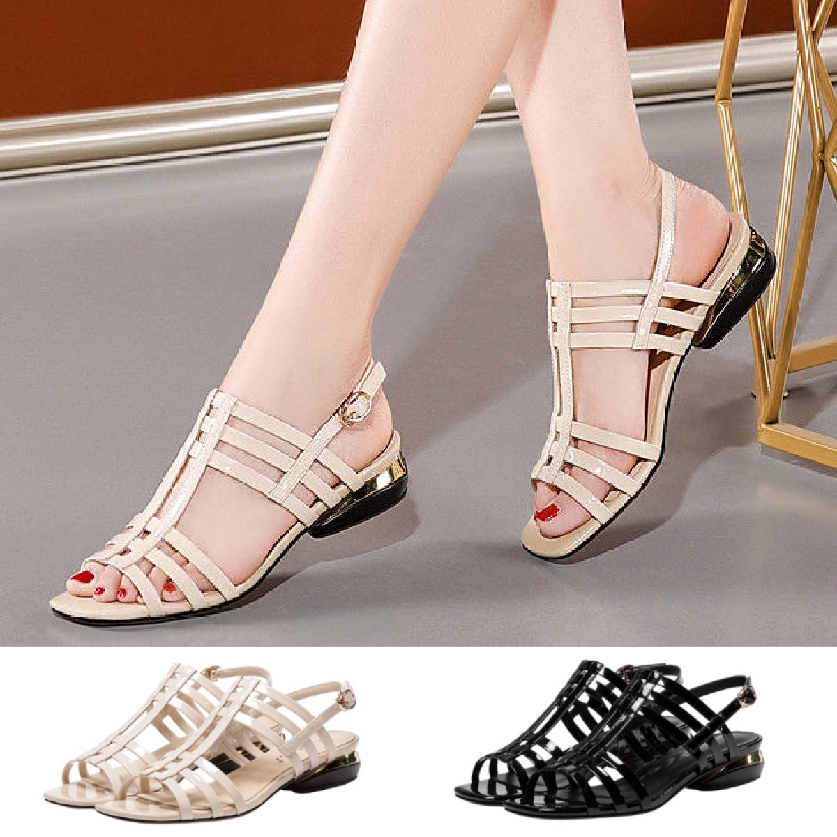 Promocja -50%👡【35-41】Nowe letnie sandały na płaskiej podeszwie 2025, z miękką podeszwą, odpowiednie na każdą okazję