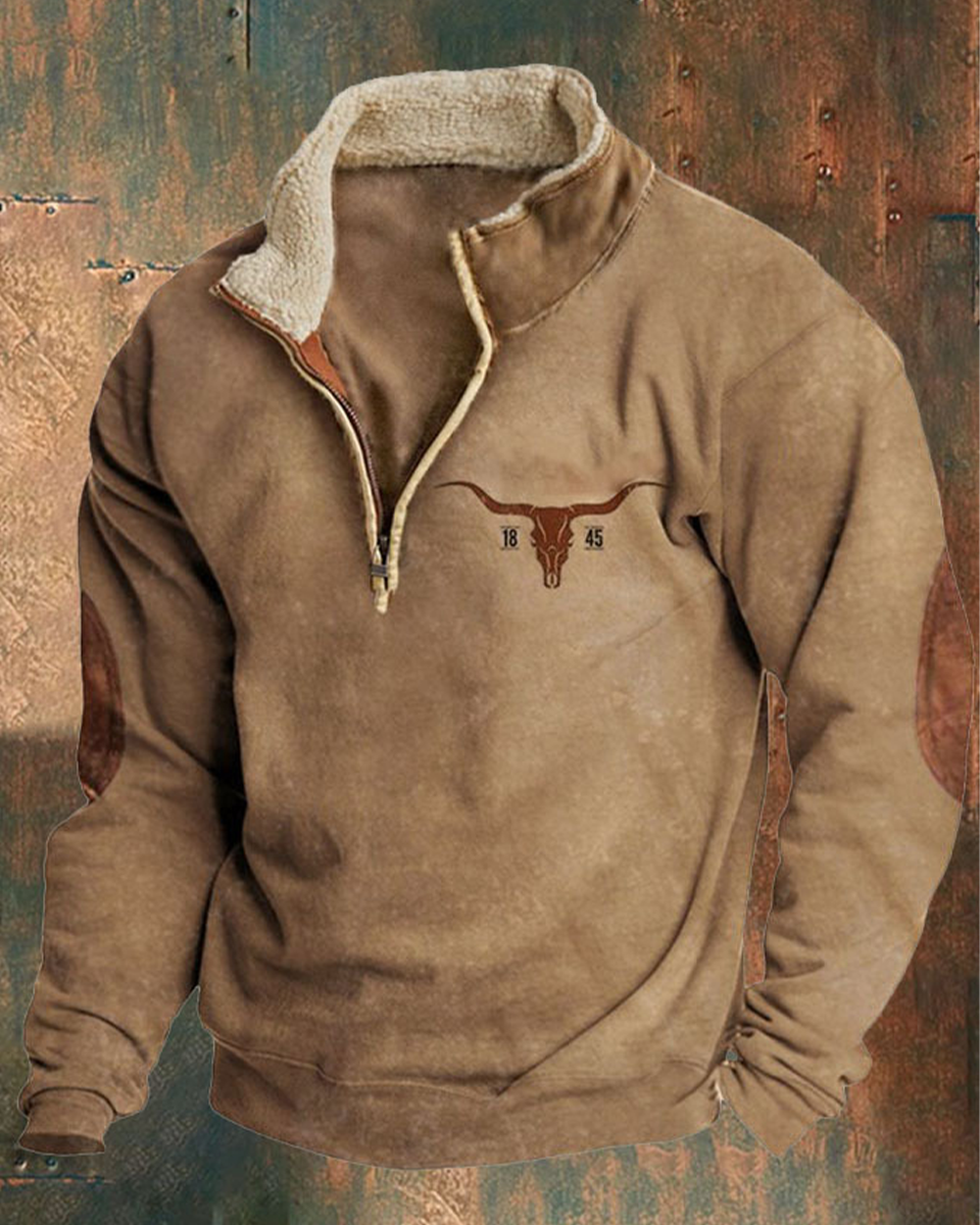 👕【35% sleva】【S-4XL】Pánský módní teplý svetr s dlouhým rukávem a 3D potiskem na podzim/zimu 2025