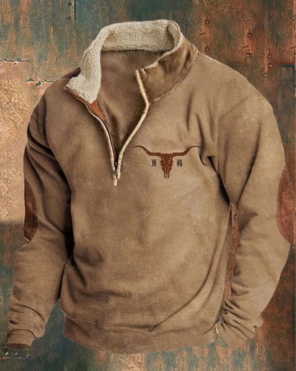 👕【35% sleva】【S-4XL】Pánský módní teplý svetr s dlouhým rukávem a 3D potiskem na podzim/zimu 2025