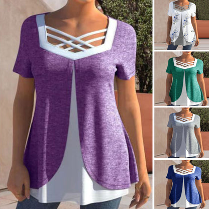 ✨【S-5XL】Nowe wiosenne i letnie modne damskie koszulki polo w dużych rozmiarach