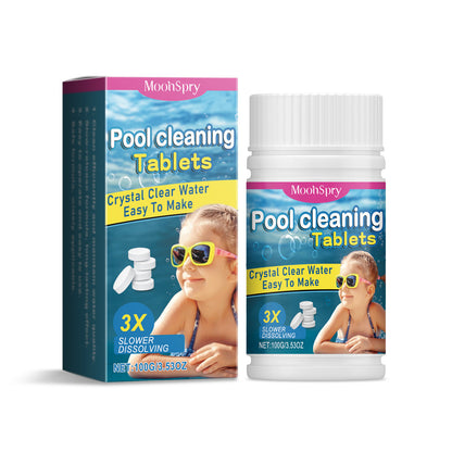 🔥【Kupite 1, dobijte 1 gratis】🏊‍♀️💧Tablete za čišćenje bazena za kristalno čistu vodu.