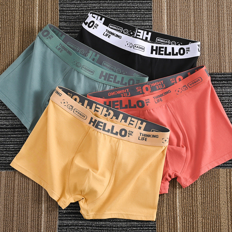 🔥【50% zniżki】💥💥 [L-4XL] Męskie bawełniane bokserki, wygodne i oddychające, o działaniu antybakteryjnym