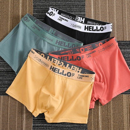 🔥【50% zniżki】💥💥 [L-4XL] Męskie bawełniane bokserki, wygodne i oddychające, o działaniu antybakteryjnym