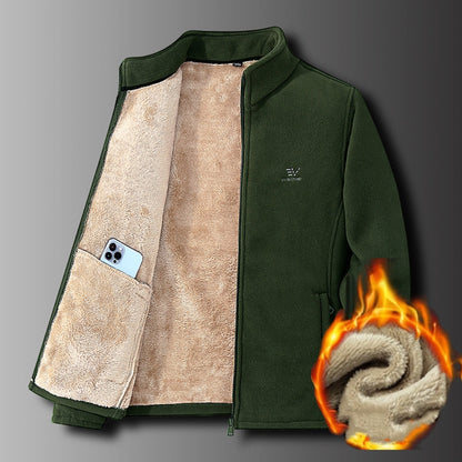 【M-5XL】Jesenska in zimska podložena in odebeljena topla ohlapna jakna moška moška oblačila