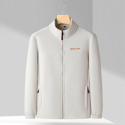 🔥【L-4XL】Męska kurtka jesienno-zimowa z wysokim, pluszowym kołnierzem, ciepła