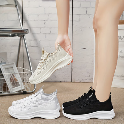 【36-41】2024 Letnie, oddychające, siateczkowe, miękkie podeszwy, codzienne buty sportowe--3673035