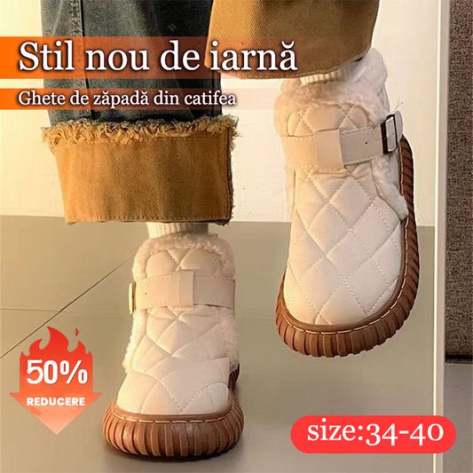 👢❄ Zimowa nowość: wysokiej jakości modne damskie buty śniegowe, z futrzanym wnętrzem, miękkie, grube i ciepłe3832981