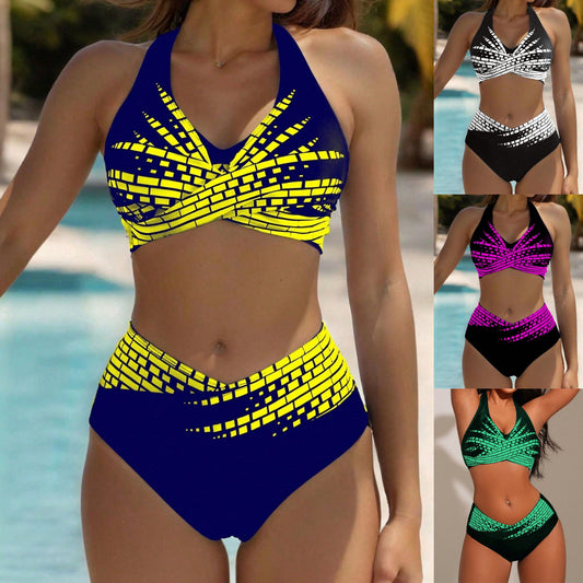 👙 50% zniżki 💥【40-100 kg】👉 Dwuczęściowe bikini dla kobiet plus size ✅ Wysoki stan ✅ Płatność przy odbiorze