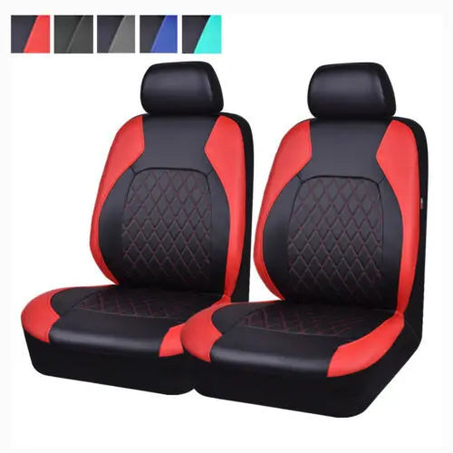 🚗🚗Uniwersalny zestaw miękkich skórzanych pokrowców na siedzenia samochodowe 3737803