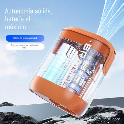 🌀 Ventilator bez upotrebe ruku s LED zaslonom, integriranom kopčom i 199 podesivim razinama