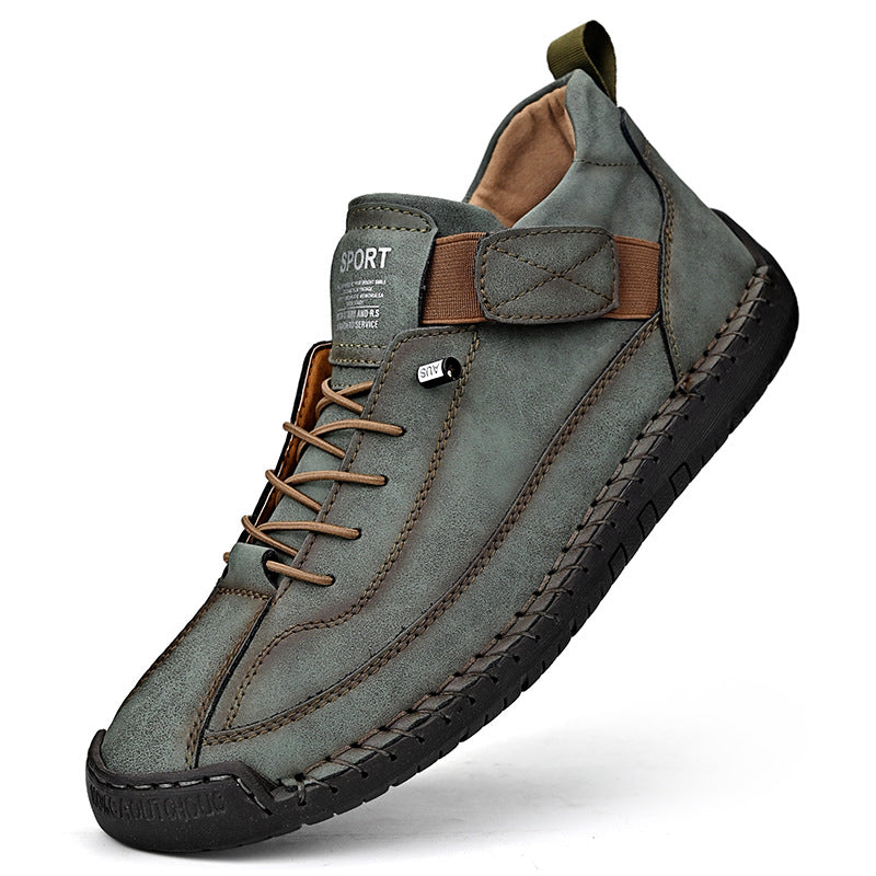 【30% OFF】【38-48】Casual obuwie męskie na co dzień, robocze, outdoorowe, szyte buty-3865760