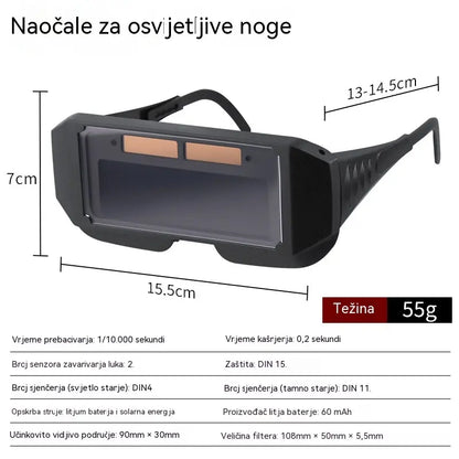 🎁Novi dolasci 2026 💥Automatski zatamnjujuće zaštitne naočale/maska za zavarivanje
