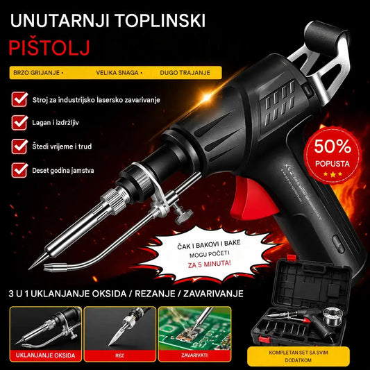 50% POPUSTA🔥🔩Ručni električni pištolj za lemljenje, set za automatsko lemljenje✅