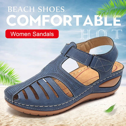 【Oferta limitowana💥】Nowe letnie sandały damskie na skośnym obcasie