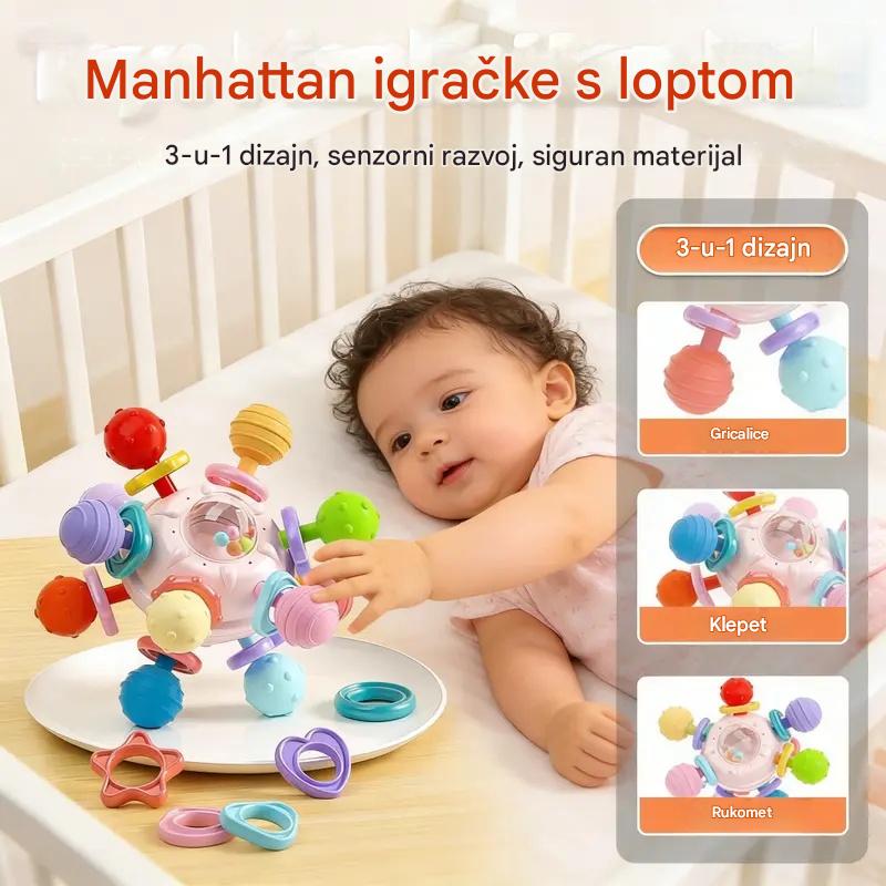 🎁👶👶Savršeni pokloni za dječake i djevojčice: Senzorne igračke za nicanje zubića za malu djecu