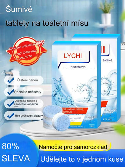🌟【Kupte 3 krabice, získejte 3 krabice zdarma】💦16 tablet v krabici, silná čisticí pěna na toalety