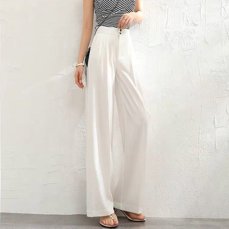 💖Kup 1, a 1 dostaniesz gratis💖 【S-2XL】 Damskie spodnie z szerokimi nogawkami, lodowego jedwabiu