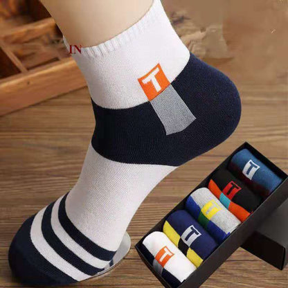 🧦Gorąca wyprzedaż – Kup 5, dostaniesz 5 gratis🧦【10 par】Przewiewne, odporne na zapachy i chłonące pot sportowe skarpety męskie