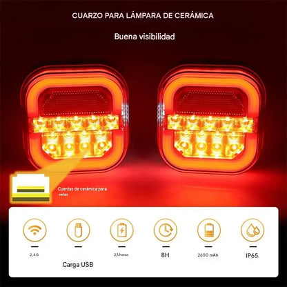 🚦【Universal 12V/24V】🚦 Luz LED para remolque de coche