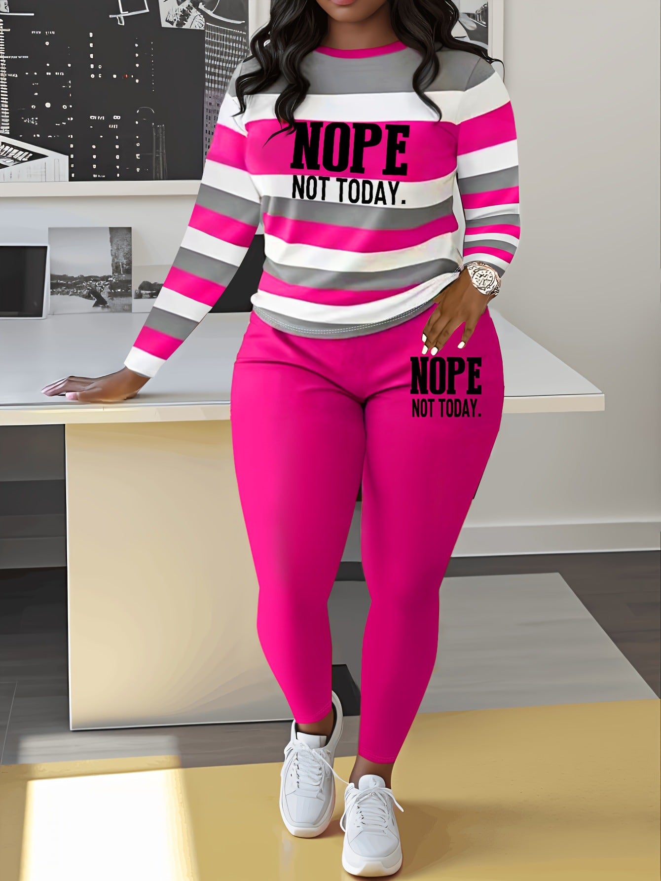 🌈😍【50% zniżki】Swobodny zestaw hip-hopowy (top + spodenki)