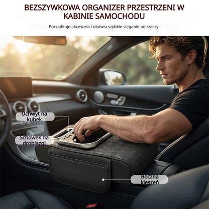 Wielofunkcyjna podkładka na podłokietnik samochodowy z oświetleniem LED