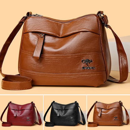 ✨️Limitowana oferta 41% zniżki 👜 Nowa kolekcja – miękka skórzana torba w stylu vintage, pojemna, wielowarstwowa, na ramię, modna i uniwersalna.-3809010
