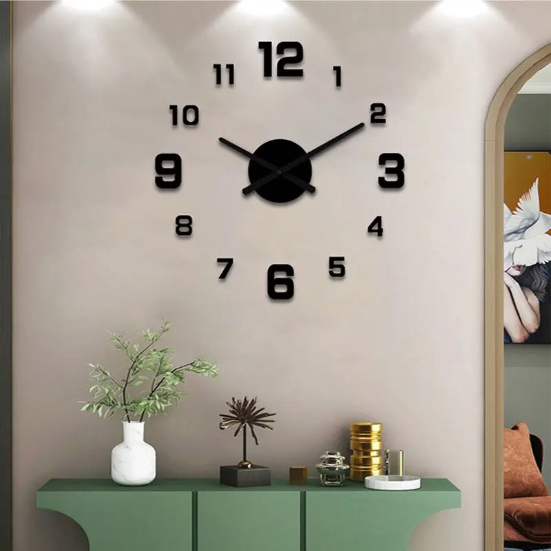 ✨👍 3D svjetleći akrilni zidni sat (potrebna montaža)