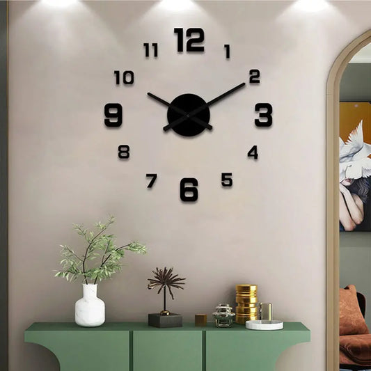 ✨👍 3D svjetleći akrilni zidni sat (potrebna montaža)