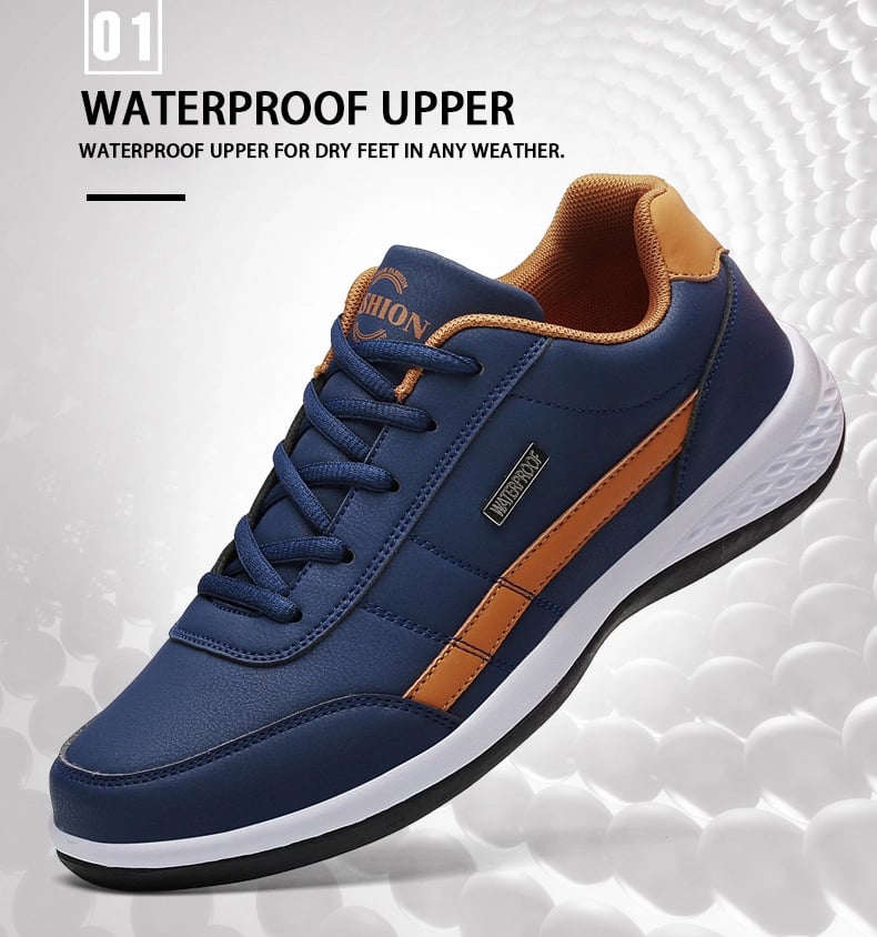 ✨【38-48】 2026 nowe męskie ortopedyczne, wygodne skórzane trampki