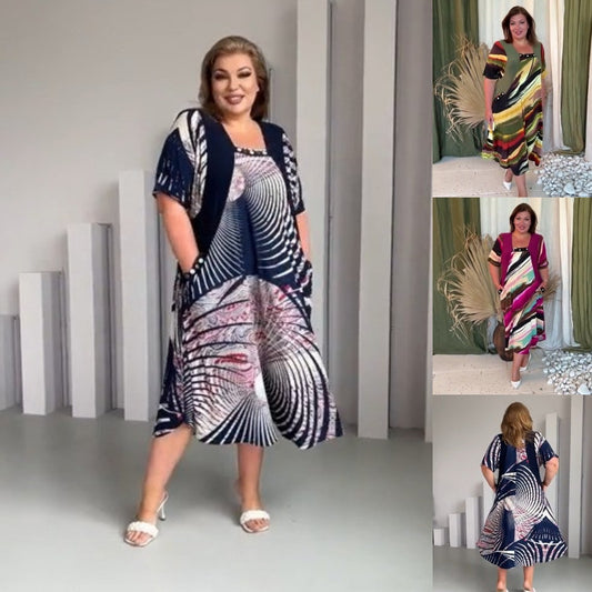 💟🔥[S-5XL] 2024 nowa elegancka i wygodna sukienka--3688794