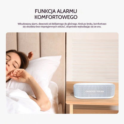 Bezprzewodowa stacja ładowania 25W 6 w 1 – zegar, budzik, głośnik Bluetooth i lampka nocna: Kompletny towarzysz na Twoją szafkę nocną!