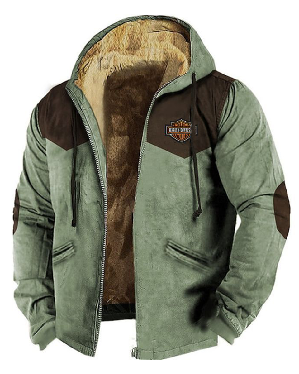 🔥💥【M-5XL】Pánská Mikina s Kapucí 2025 – Podzimní a Zimní Móda, Zpevnění, Teplá a Pohodlná do Chladu