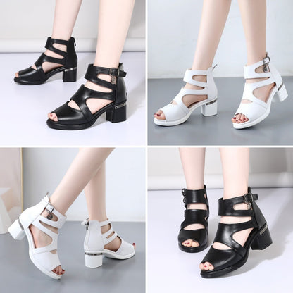 💖2024 nowe letnie sandały na grubym obcasie z rybim usta [35-41]--3641360